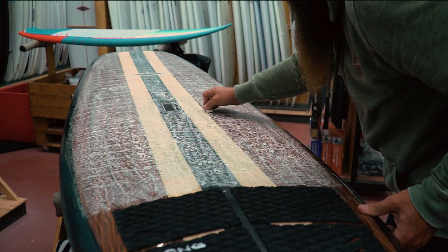 HOW TO : WAXER SON SUP LONGBOARD !!!