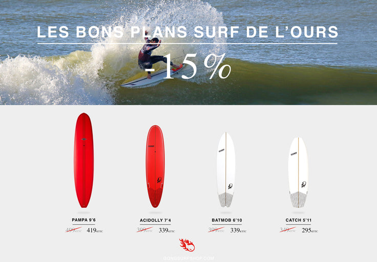 SHOP : 15% reduction on GONG Surf Bamby !!!