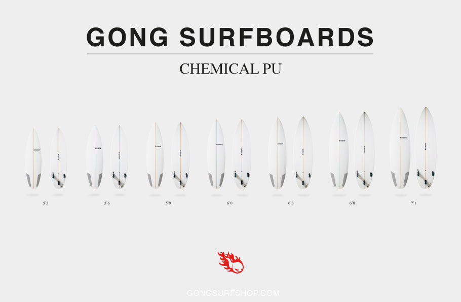 GEAR : PU and EPS Chemical surfboards !!!