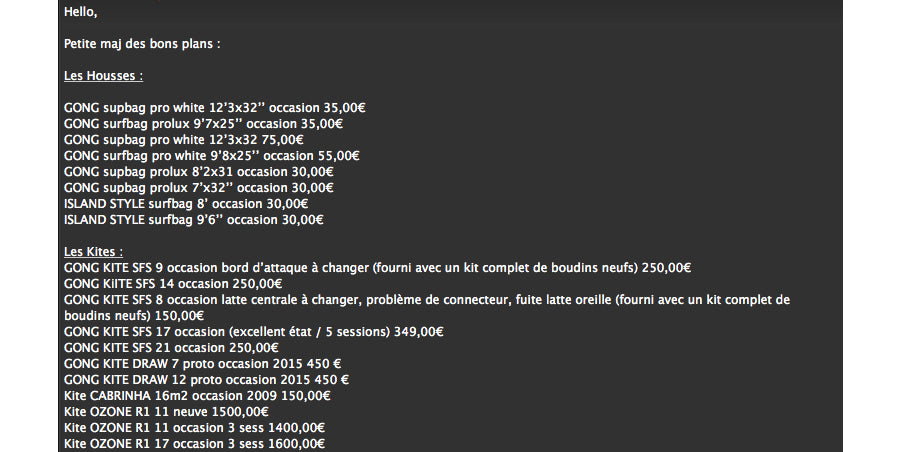 FORUM : great deals !!!