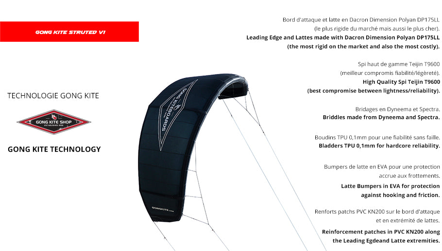 SHOP : 40% on GONG Kite Struted V1 !!!