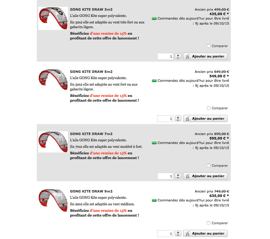 GEAR : feedback Draw kite !!!