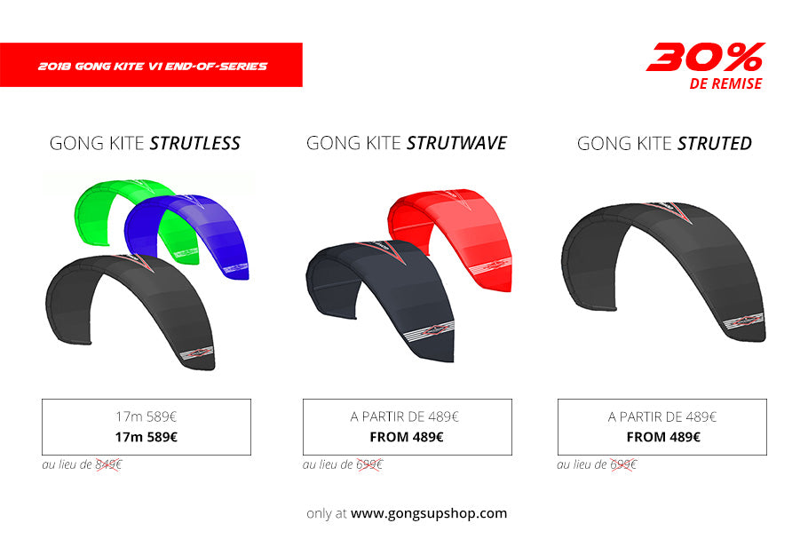 GEAR : 30% on GONG Kite 2018 V1 !!!
