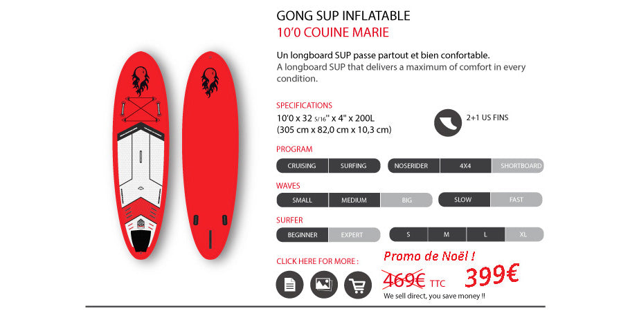 GEAR : SUP CM for beginners !!!