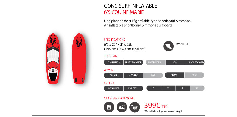 GEAR : inflatable surf !!!