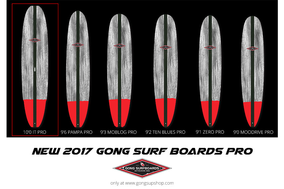 GEAR : new 2017 GONG Surf boards PRO !!!