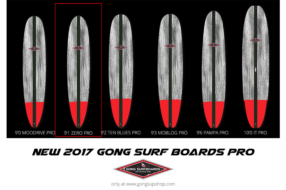 GEAR : new 2017 GONG Surf boards PRO !!!