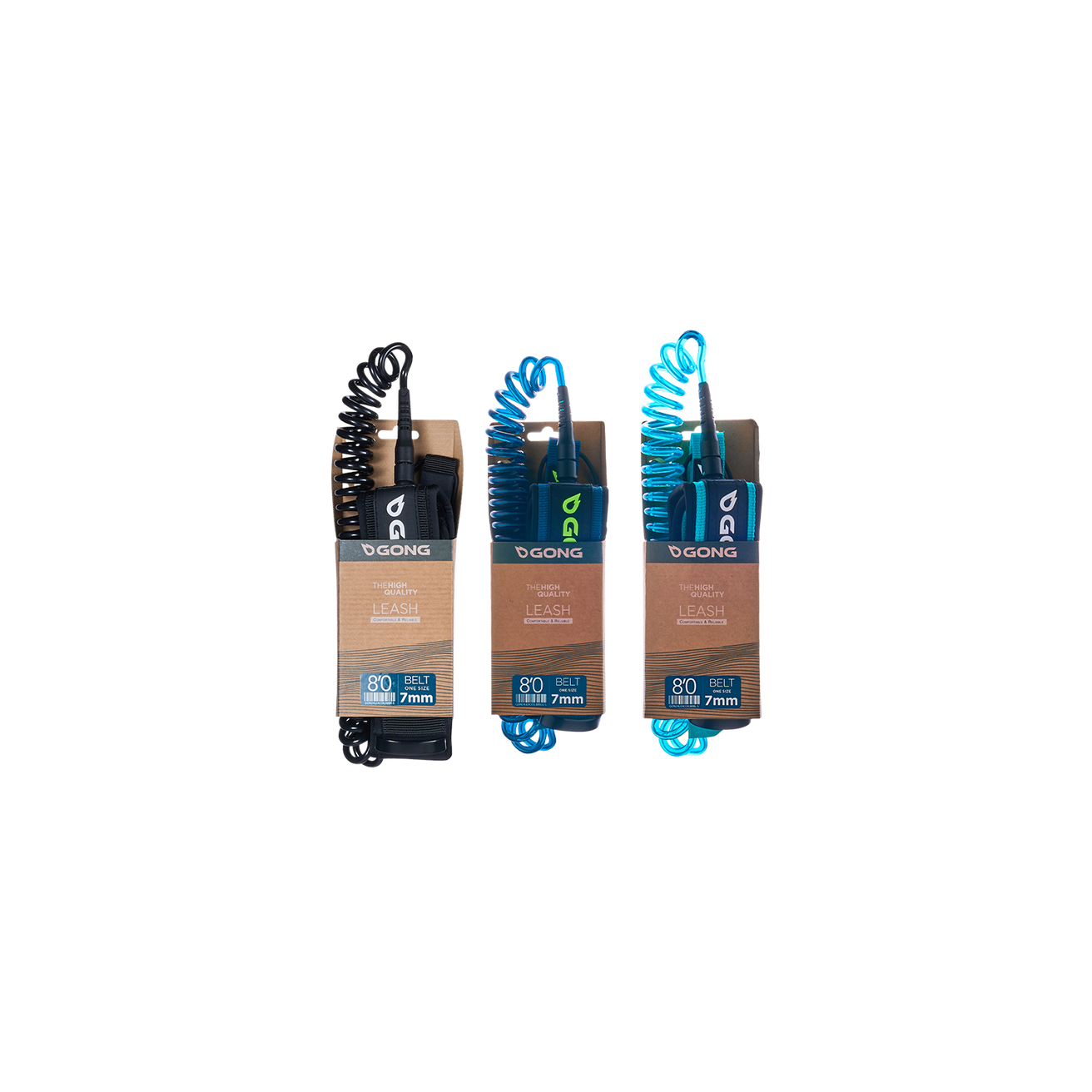 GONG | Foil Leash Belt Adjustable Coiled - 7mm