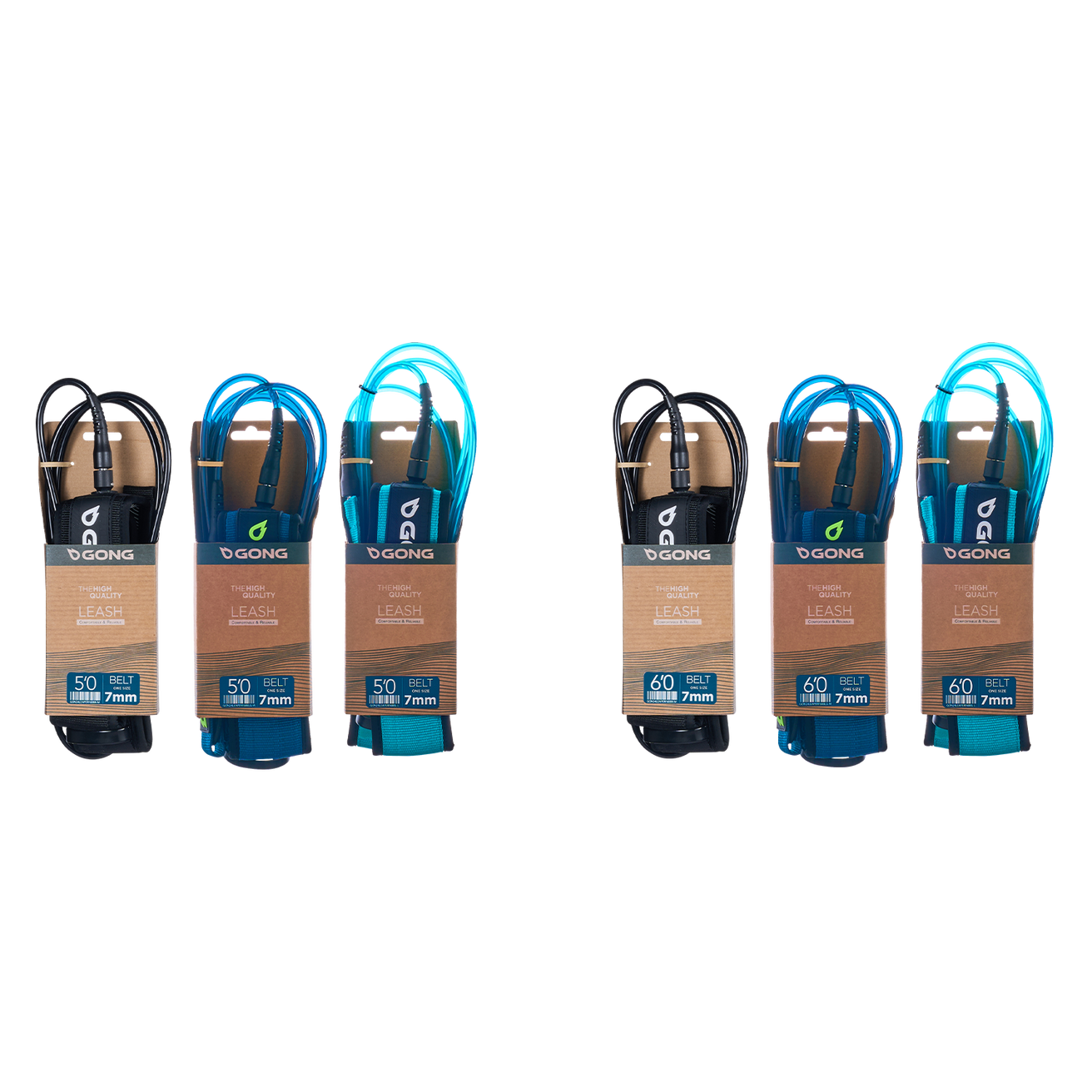 GONG | Leash Foil Perf Ceinture Réglable - 7mm