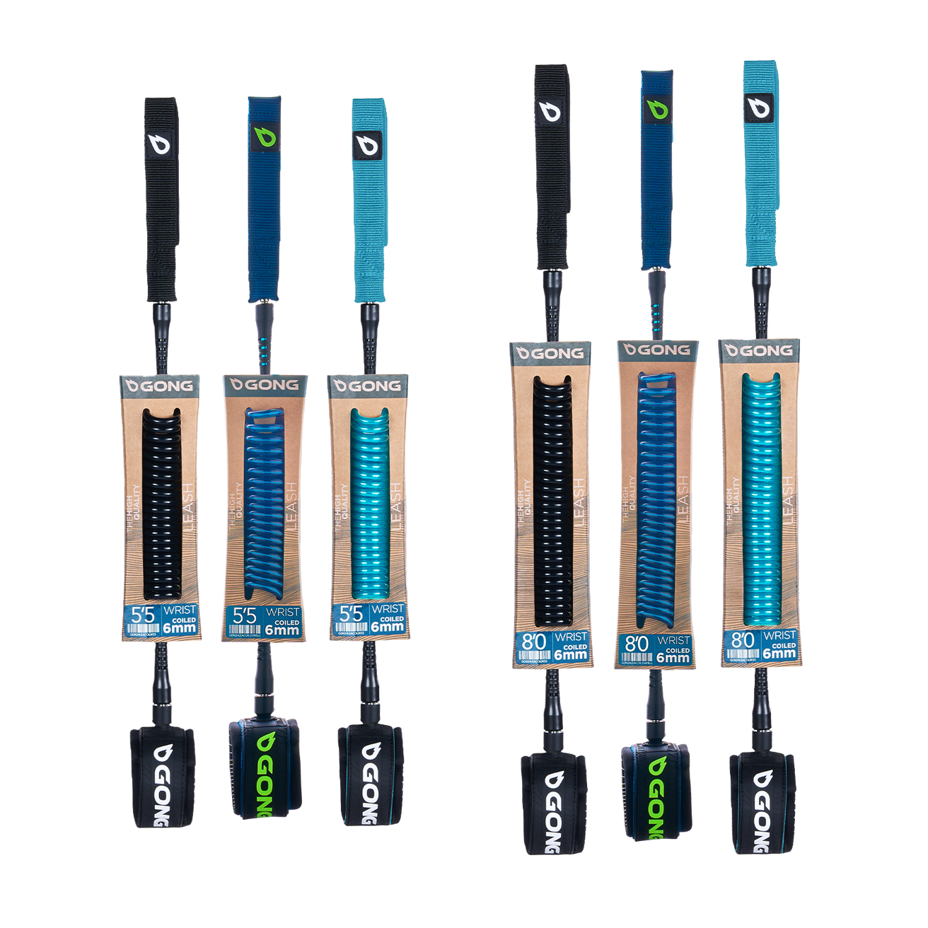 GONG | Wing Leash Coiled Wrist - 6mm