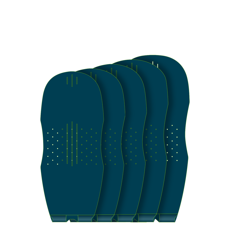 GONG | Eva Wingfoil Brushed Pad Shape Lemon