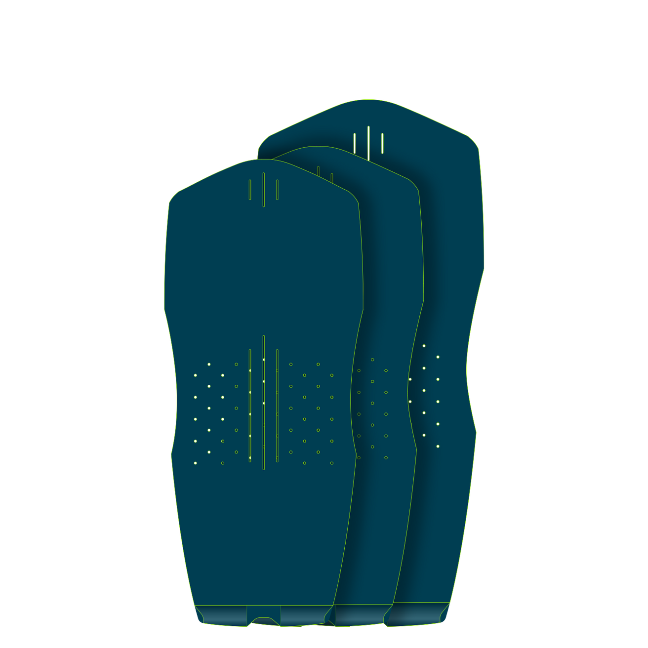 GONG | Eva Mint Wingfoil Brushed Pad Shape