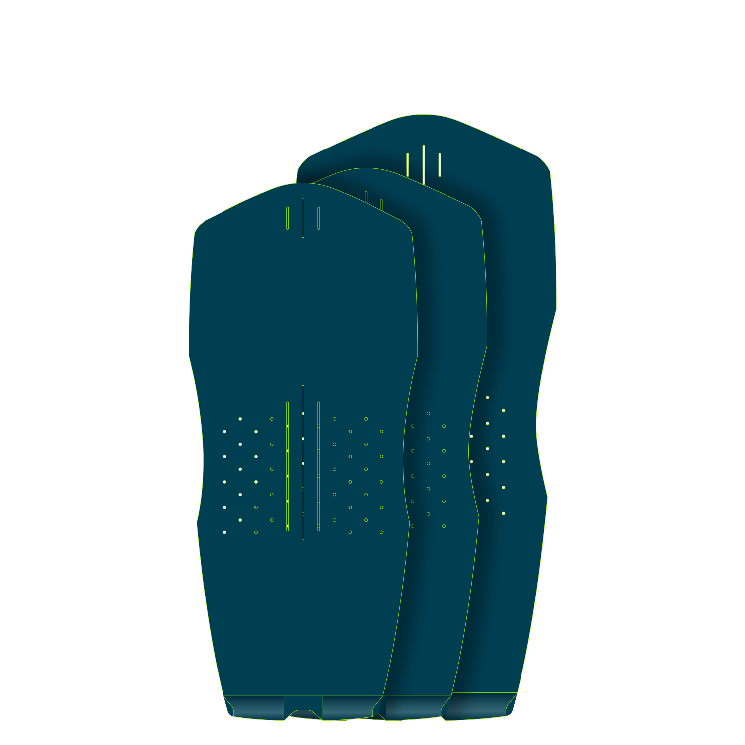 GONG | Eva Mint Wingfoil Brushed Pad Shape