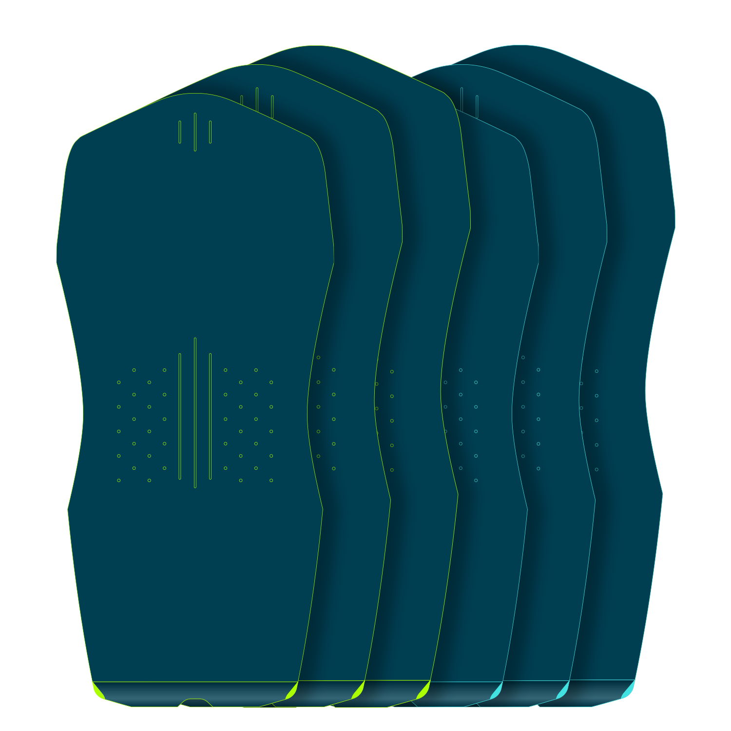 GONG | Eva Wingfoil Brushed Pad Shape Zuma