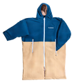 GONG | Poncho Imperméable Sable / Bleu