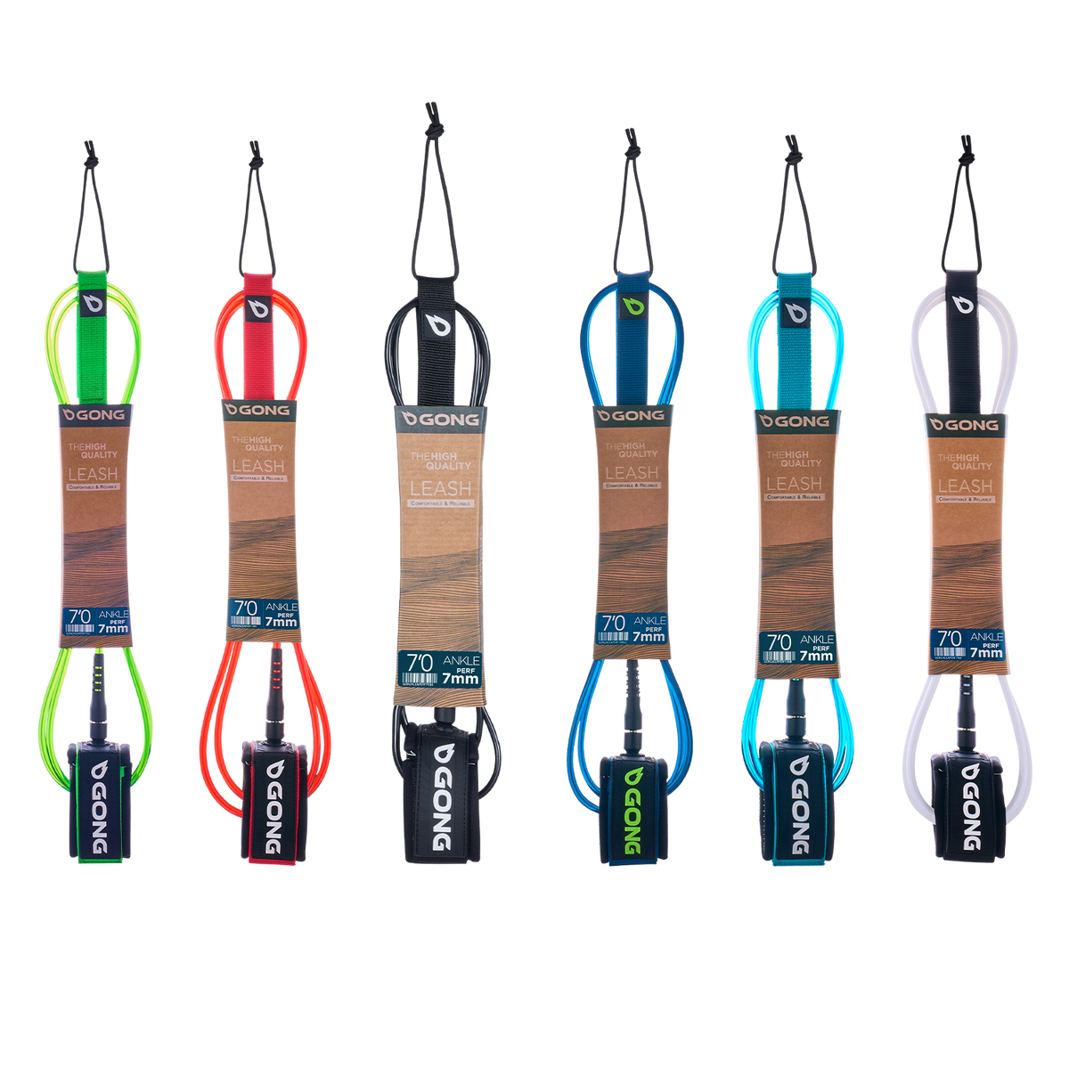 GONG | Leash Surf / SUP Perf Cheville - 7mm