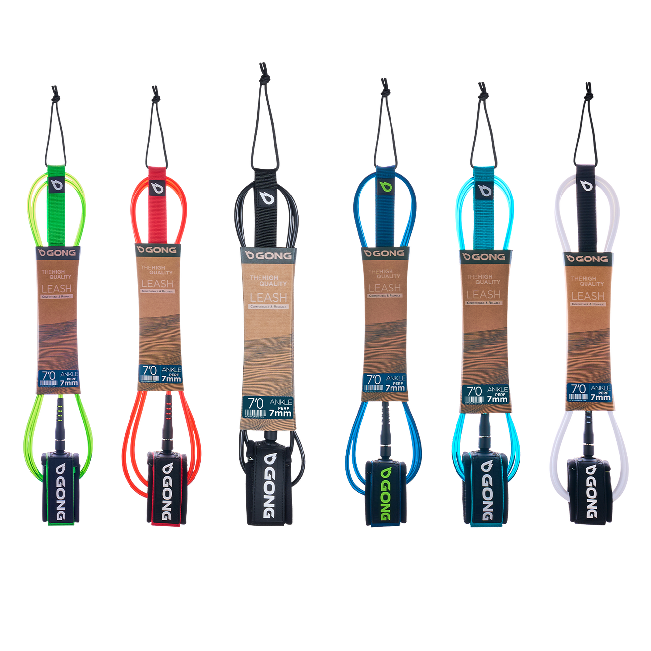 GONG | Surf / SUP Perf Ankle Leash - 7mm