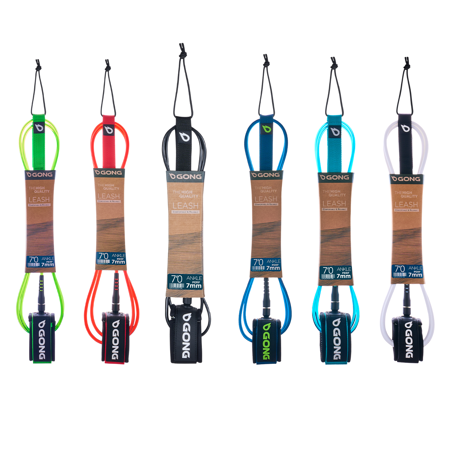 GONG | Surf / SUP Perf Ankle Leash - 7mm