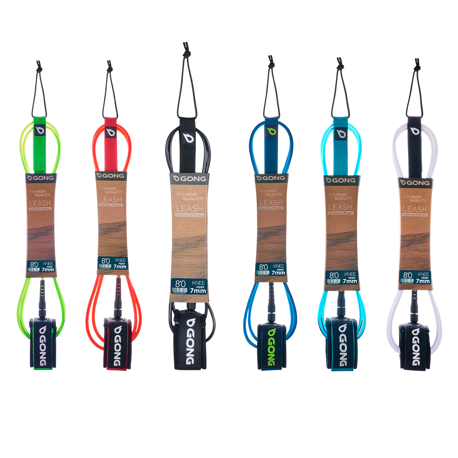 GONG | Surf / SUP Perf Knee Leash - 7mm