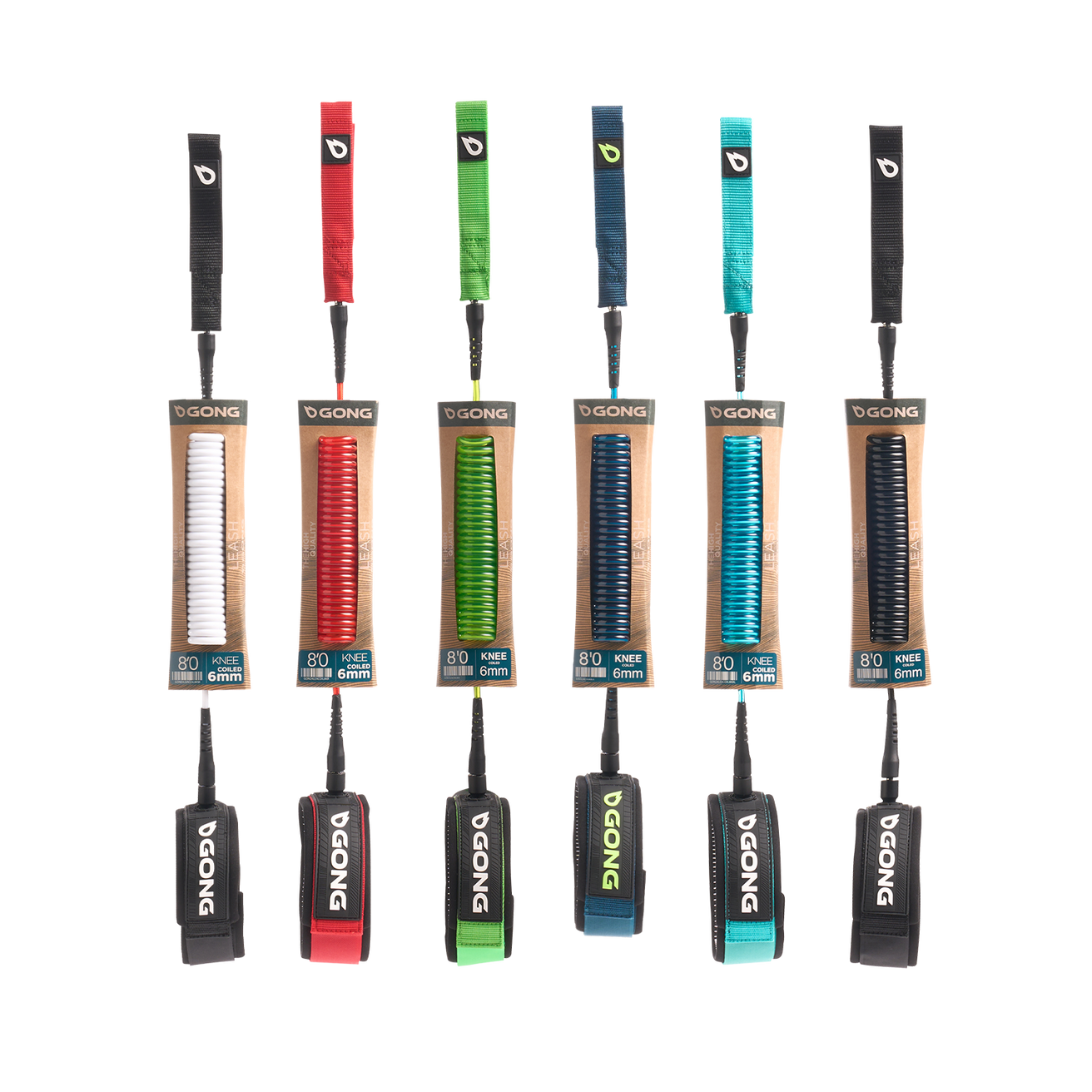 GONG | SUP Knee Leash Coiled - 6mm