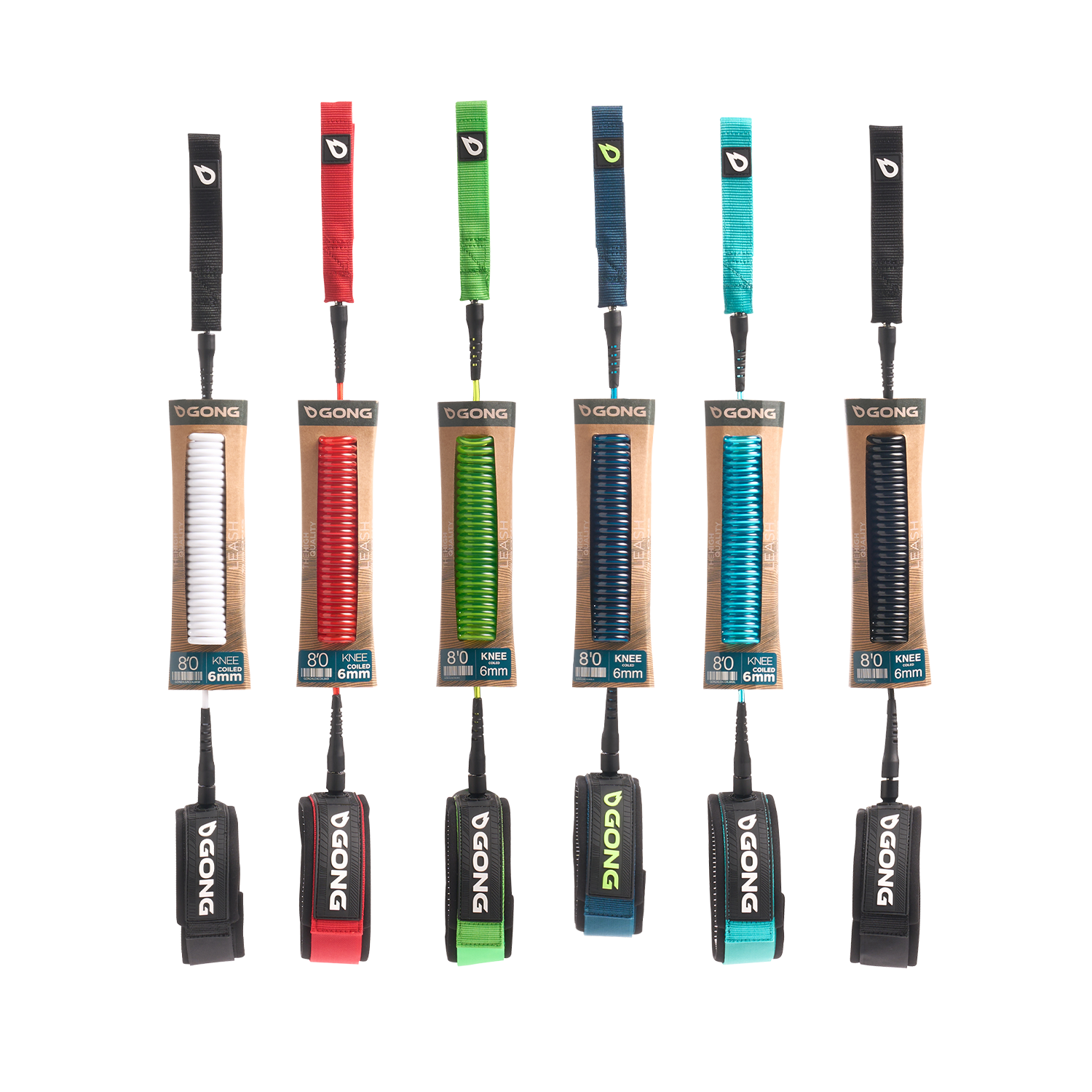 GONG | SUP Knee Leash Coiled - 6mm