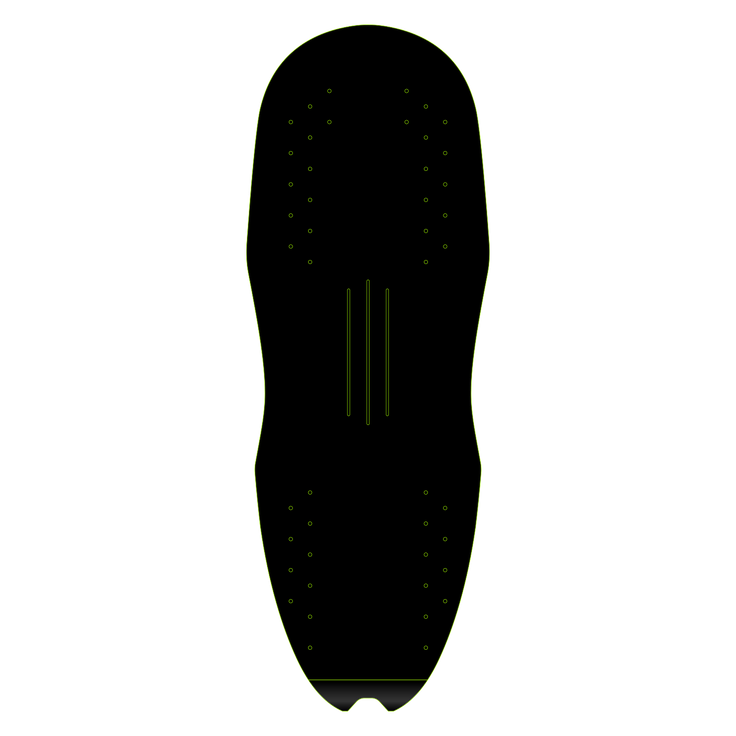 GONG | EVA Surf foil Brushed Pad Shape Lemon