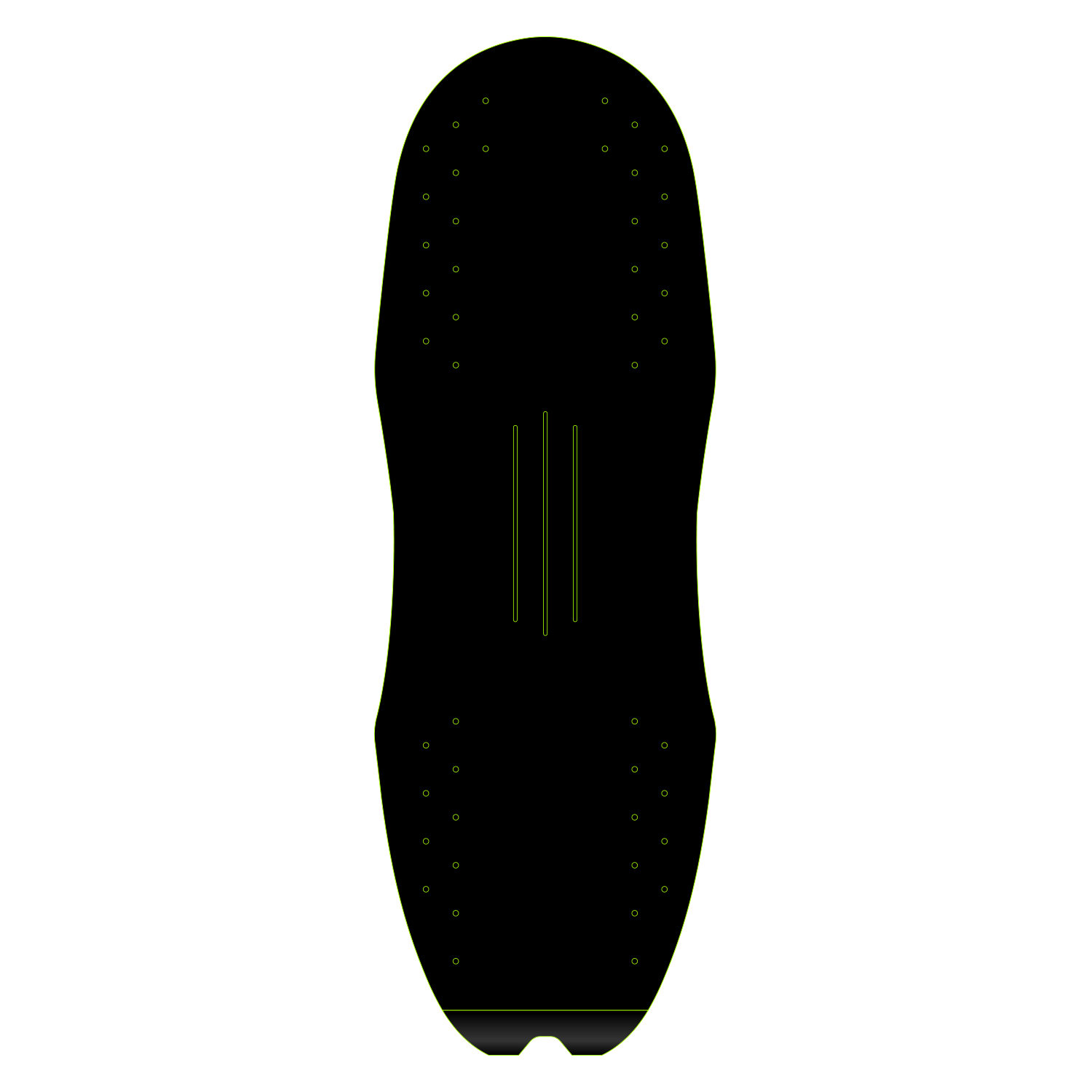 GONG | EVA Surf foil Brushed Pad Shape Lethal