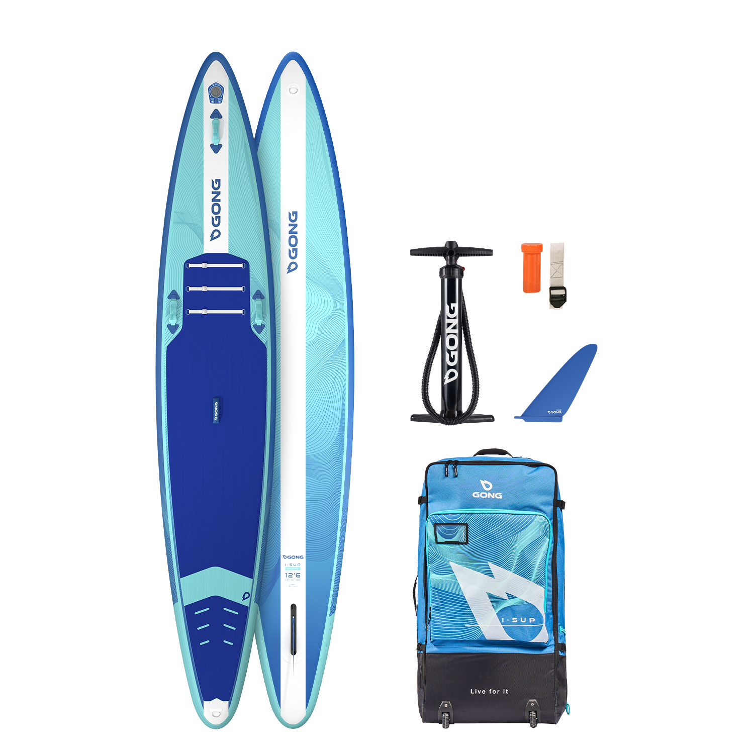 GONG | I-SUP Inflatable Race Flat Water 12'6