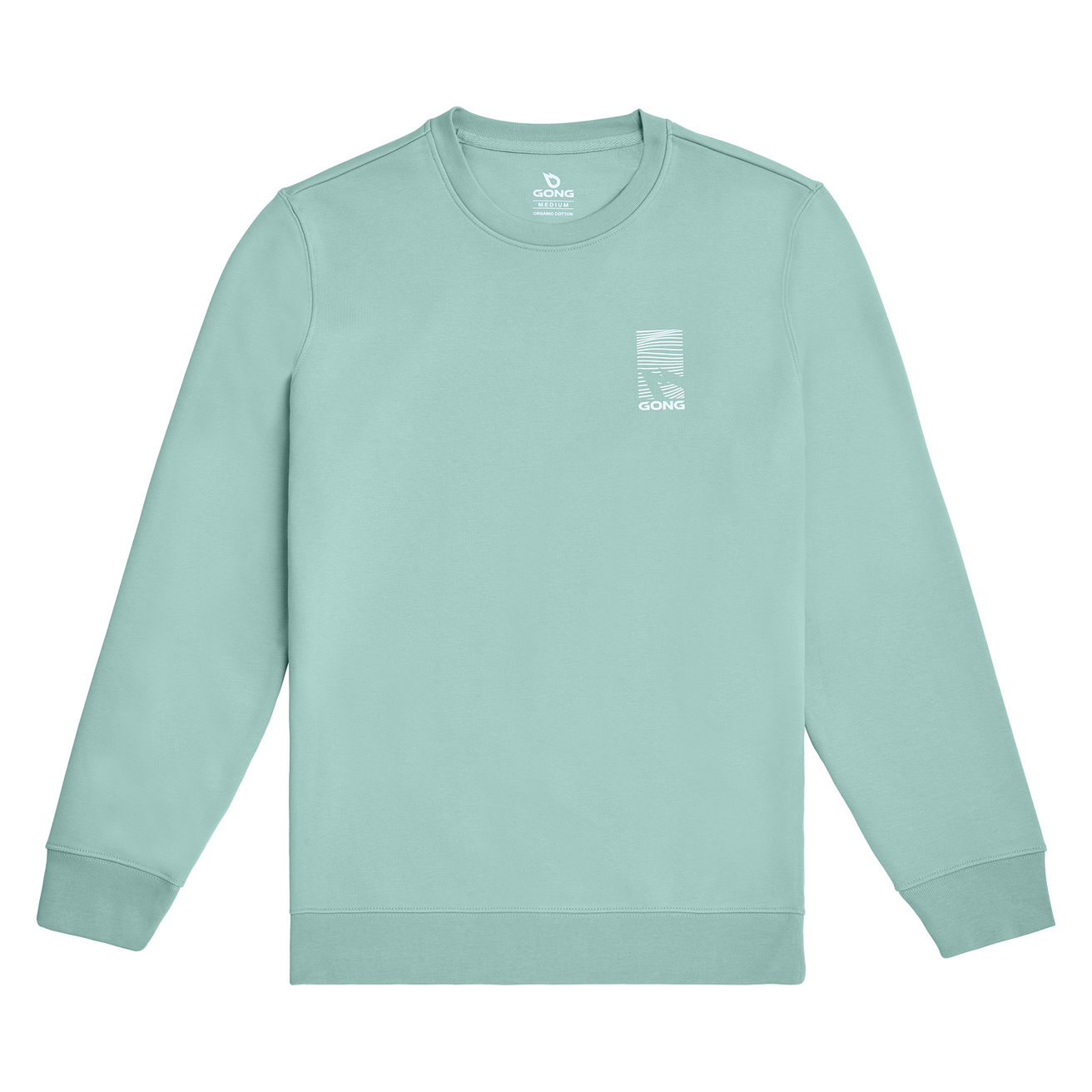 GONG | Sweat Graphic Swell Unisexe en Coton Biologique