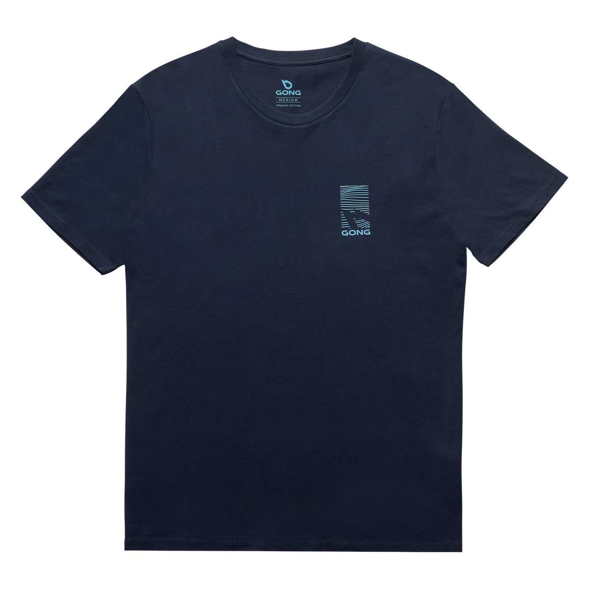 GONG | Graphic Swell Unisex T-Shirt in Organic Cotton