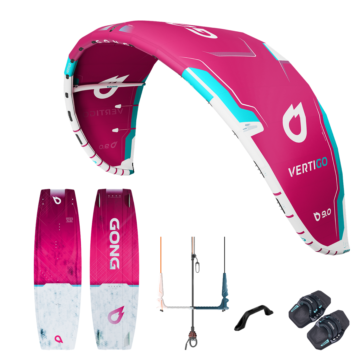 Pack | Pack Kite Vertigo & Twintip Steez Wood Flex