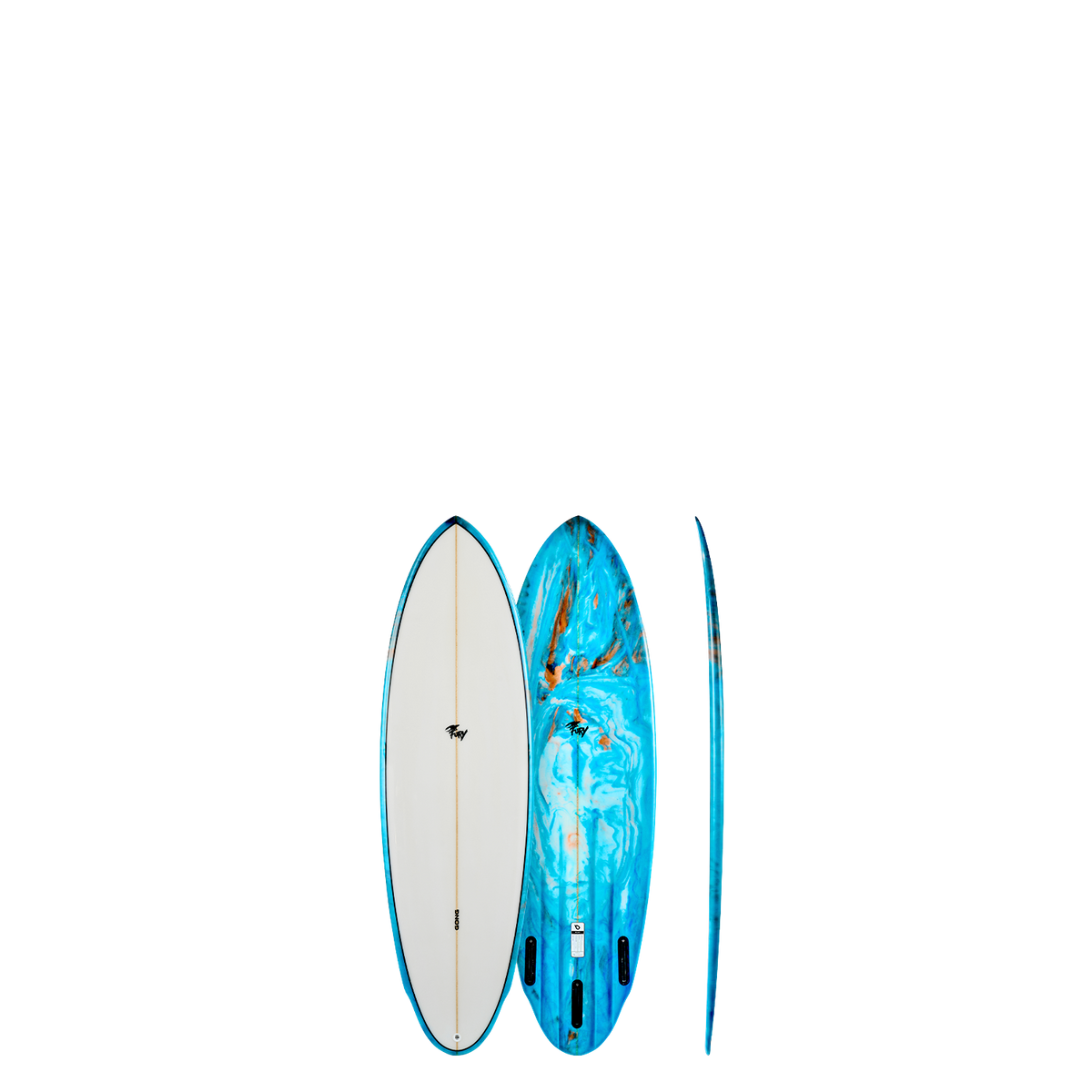 GONG | Factory Surf Fury PU 5'6 Blue Red