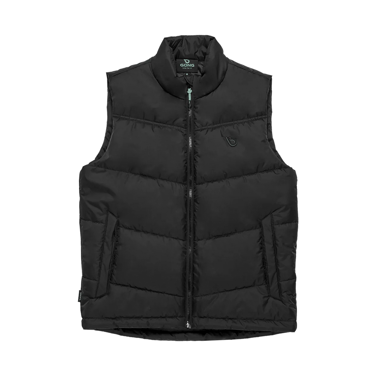 GONG | Unisex Sleeveless Combo Mid-Layer Puffy Jacket