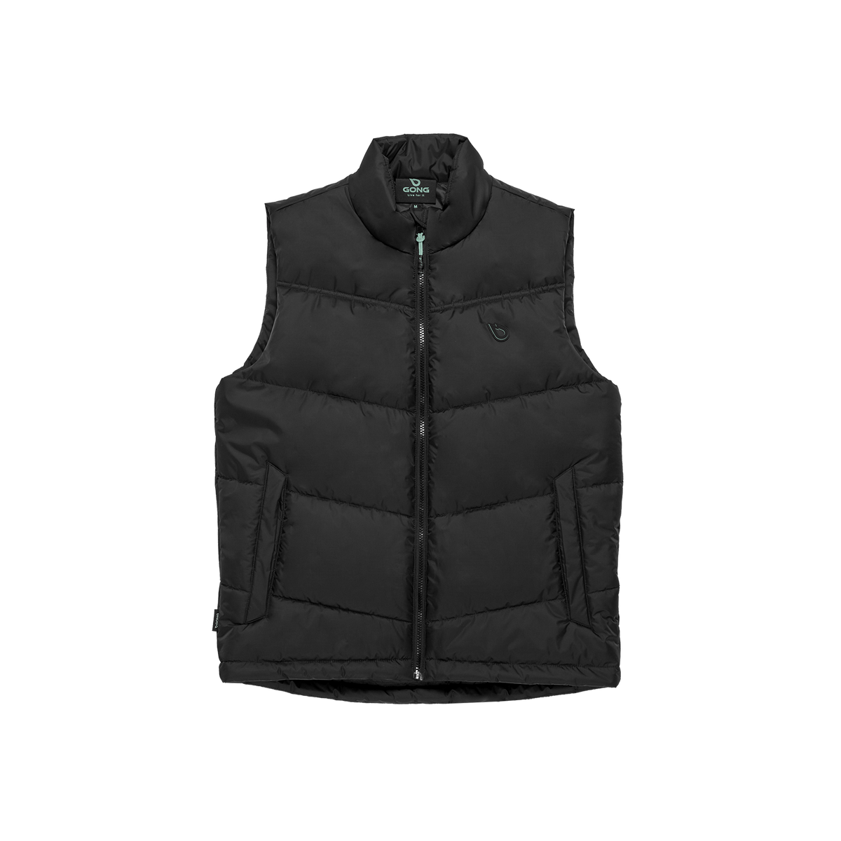 GONG | Unisex Sleeveless Combo Mid-Layer Puffy Jacket