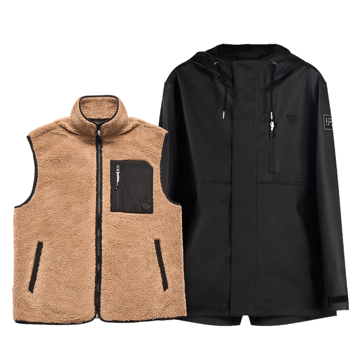 GONG | Pack Combo Outerwear Veste Cirée & Mid-Layer