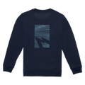 GONG | Unisex Graphic Swell Sweatshirt in Organic Cotton.