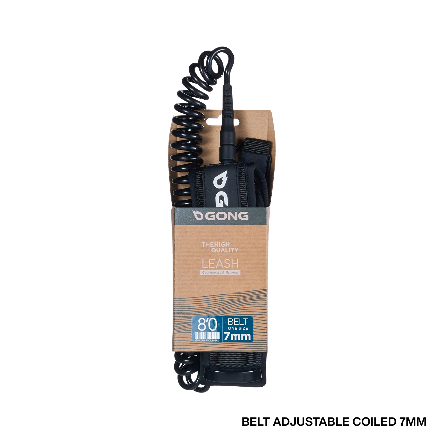 GONG | Foil Leash Belt Adjustable Coiled - 7mm