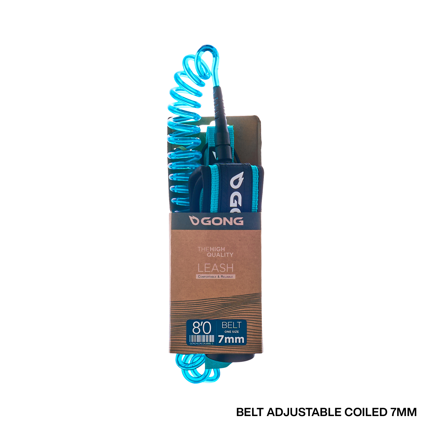 GONG | Foil Leash Belt Adjustable Coiled - 7mm