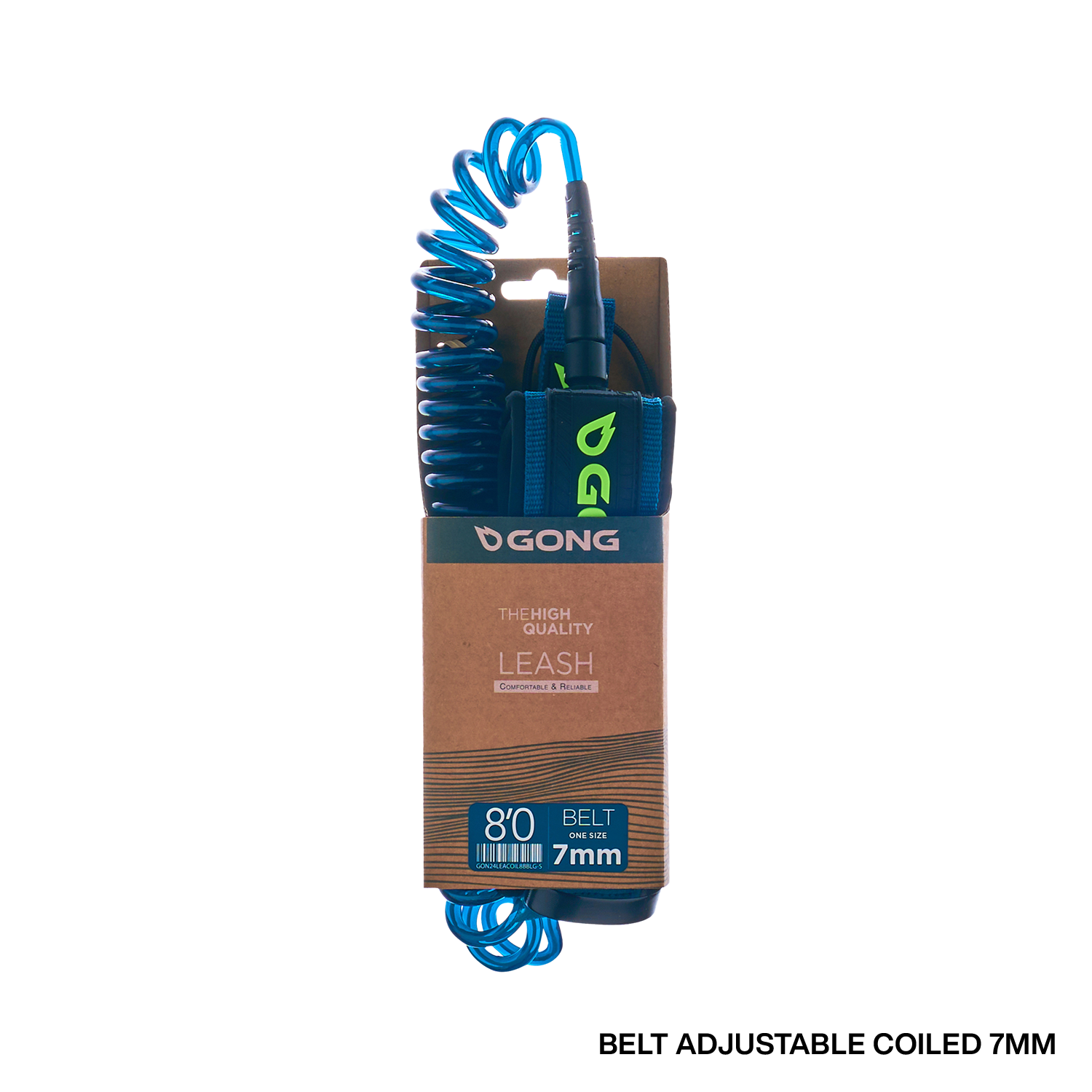 GONG | Foil Leash Belt Adjustable Coiled - 7mm