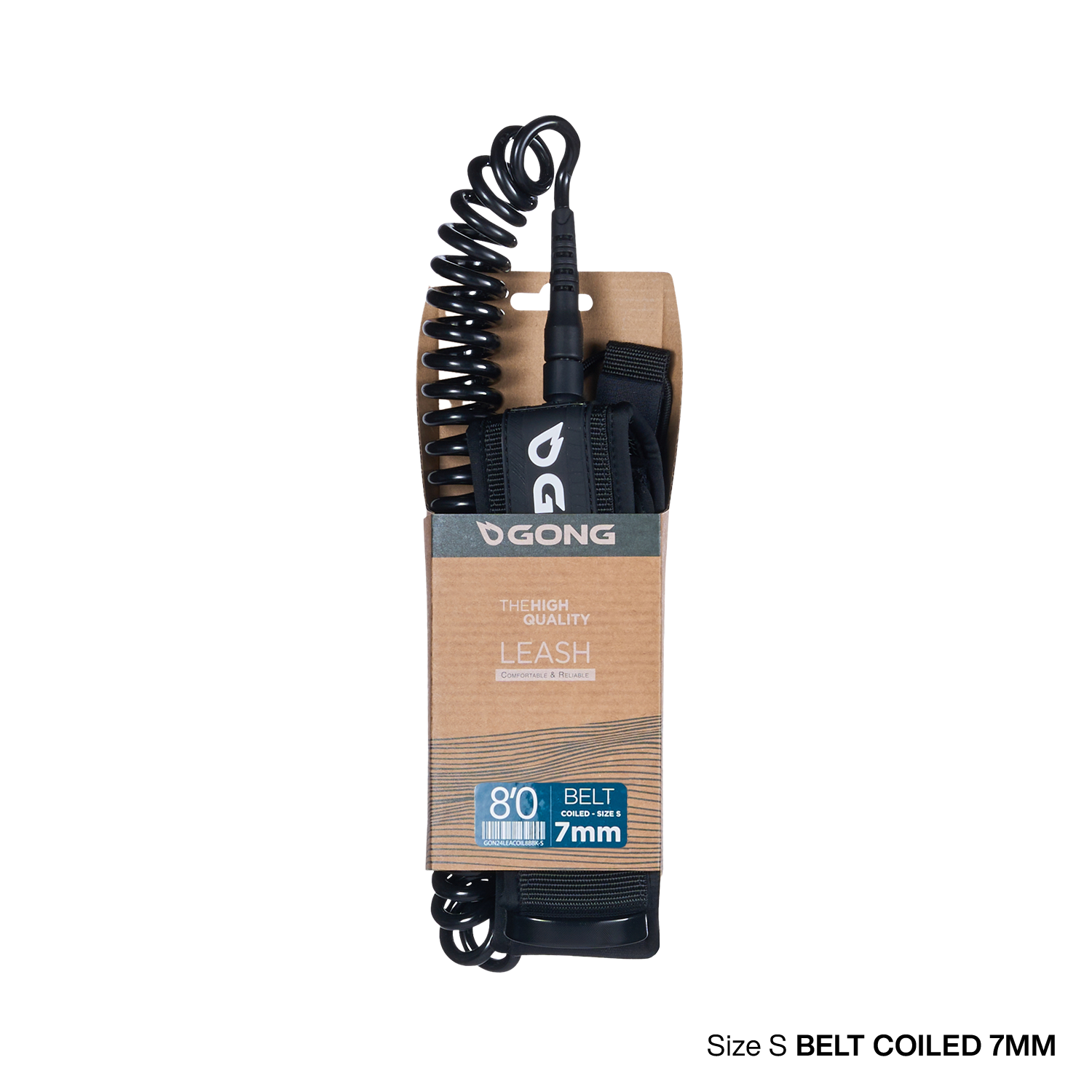 GONG | Leash Foil Ceinture Coiled - 7mm