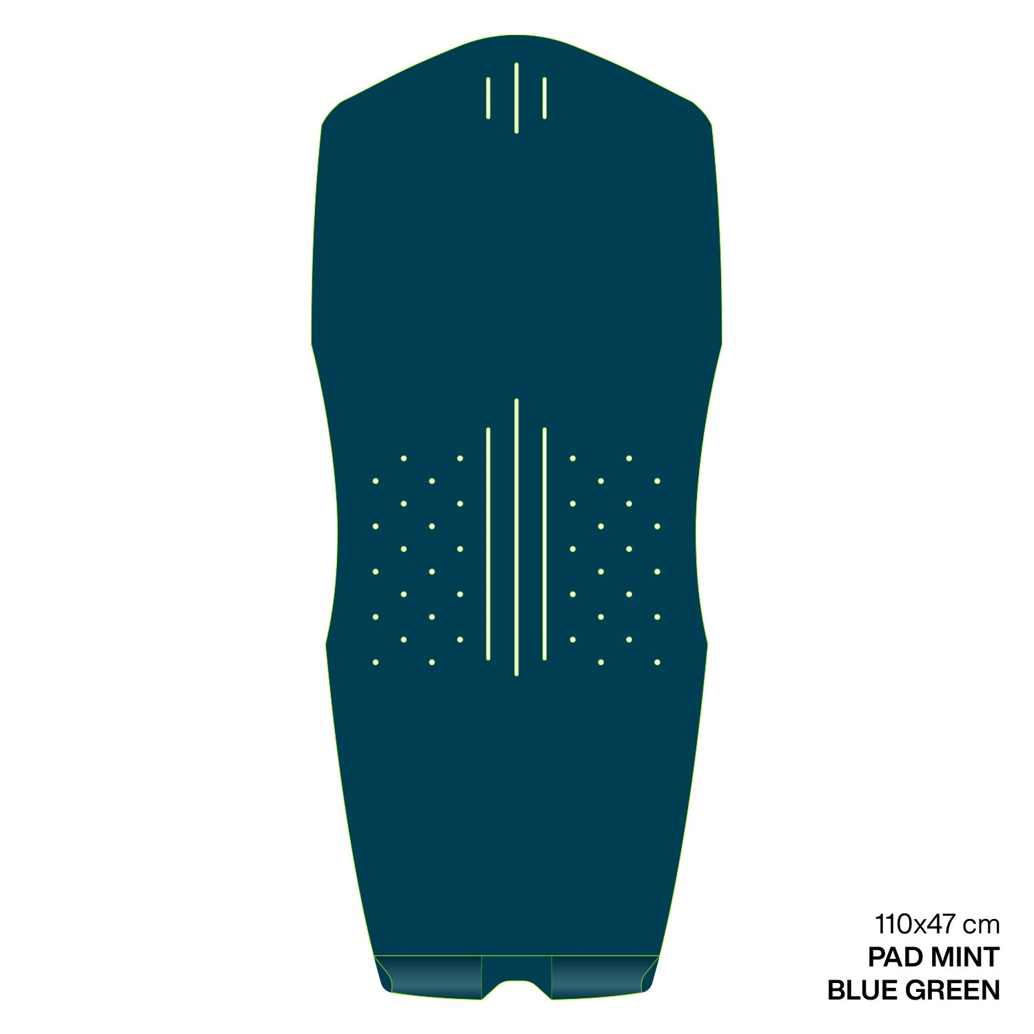 GONG | Eva Mint Wingfoil Brushed Pad Shape