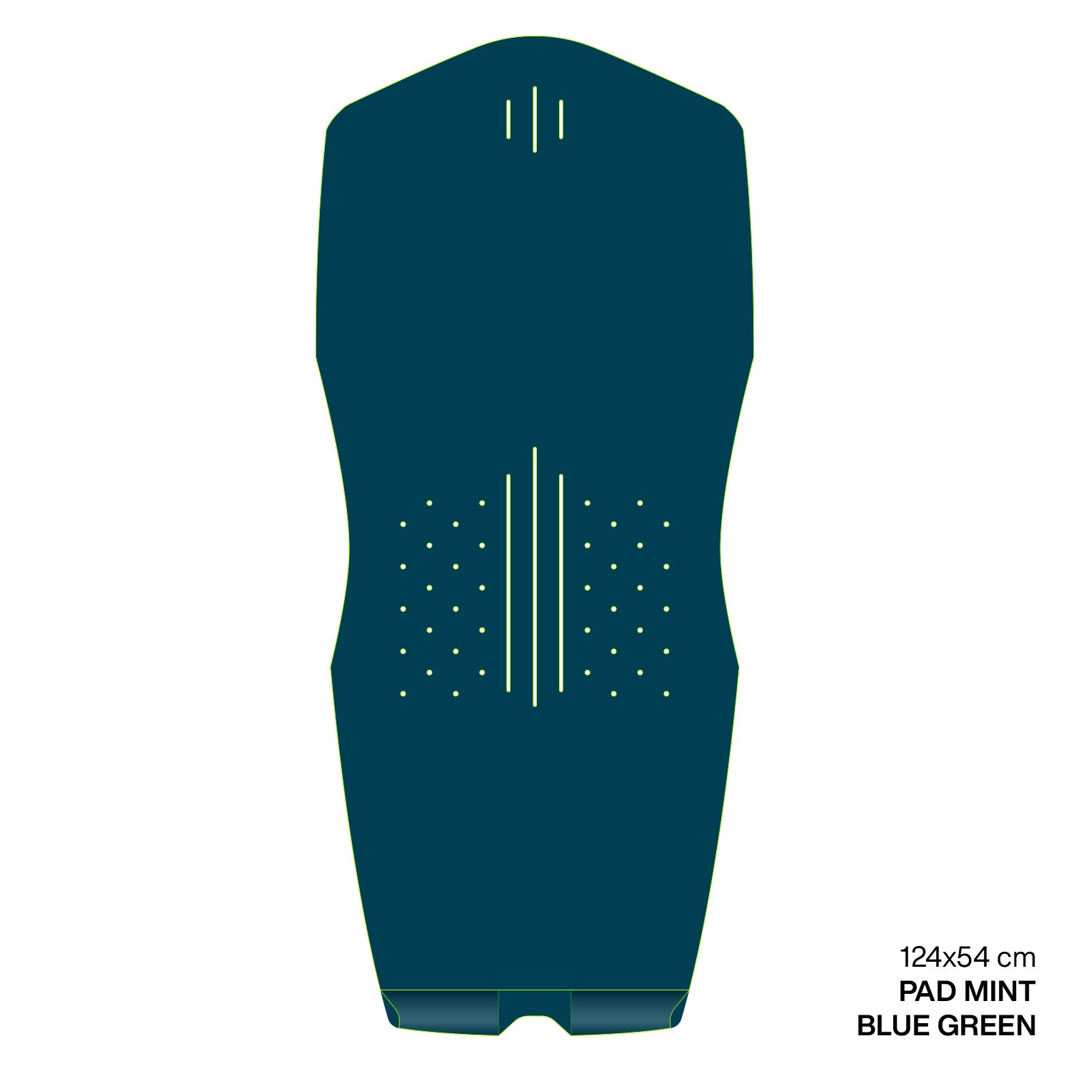 GONG | Eva Mint Wingfoil Brushed Pad Shape