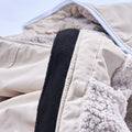 GONG | Poncho Imperméable Rose / Crème