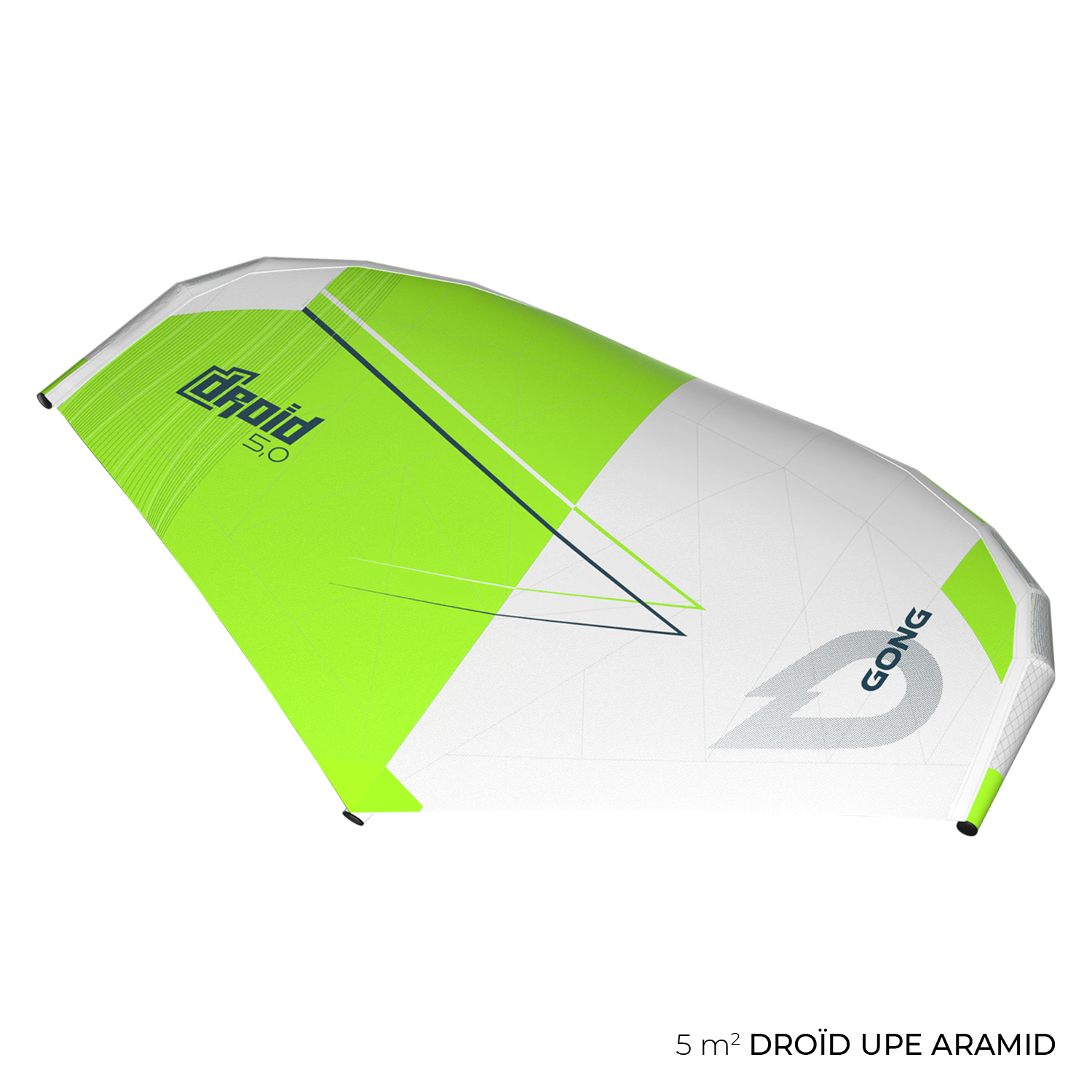 Wing Droid UPE Aramid - 4,5 m² White / Green Second Hand 13976 