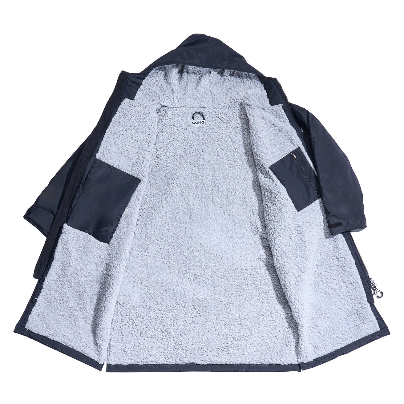GONG | Poncho Imperméable Noir