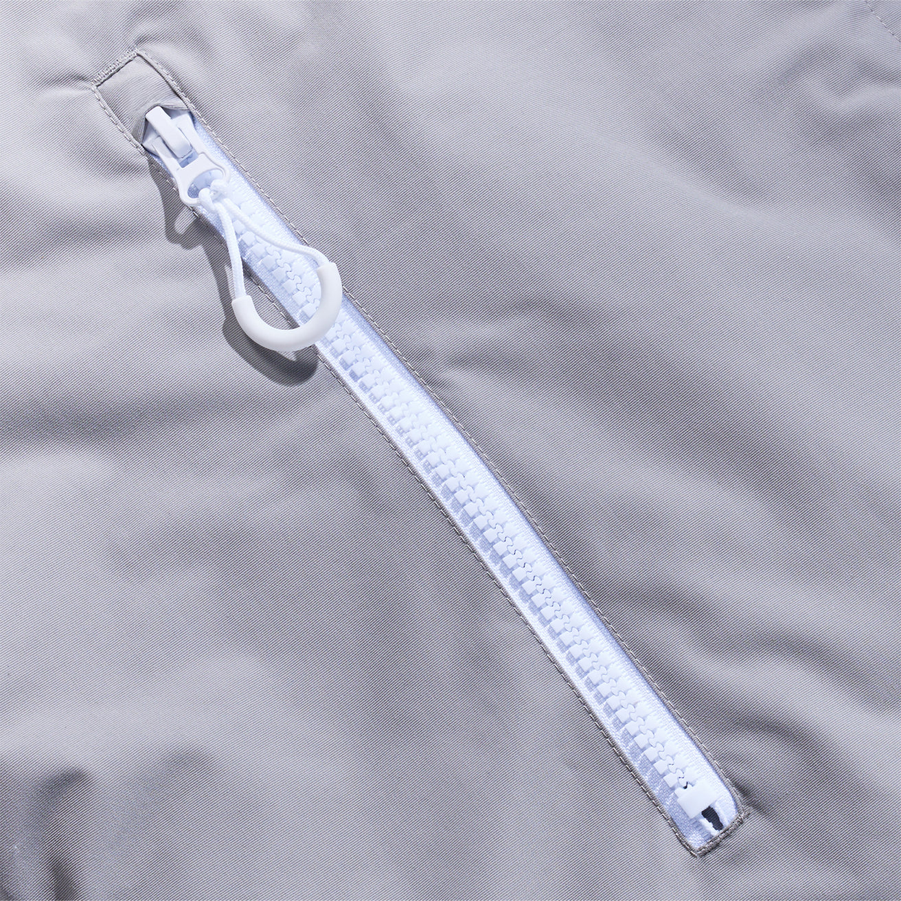 GONG | Poncho Imperméable Gris Clair