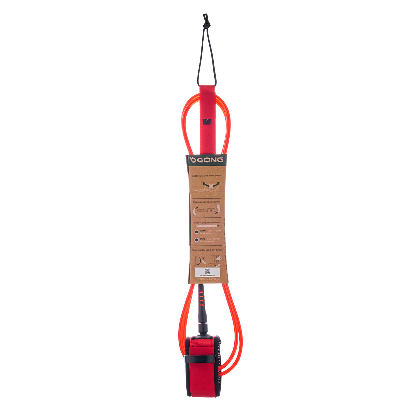 GONG | Surf / SUP Perf Ankle Leash - 7mm