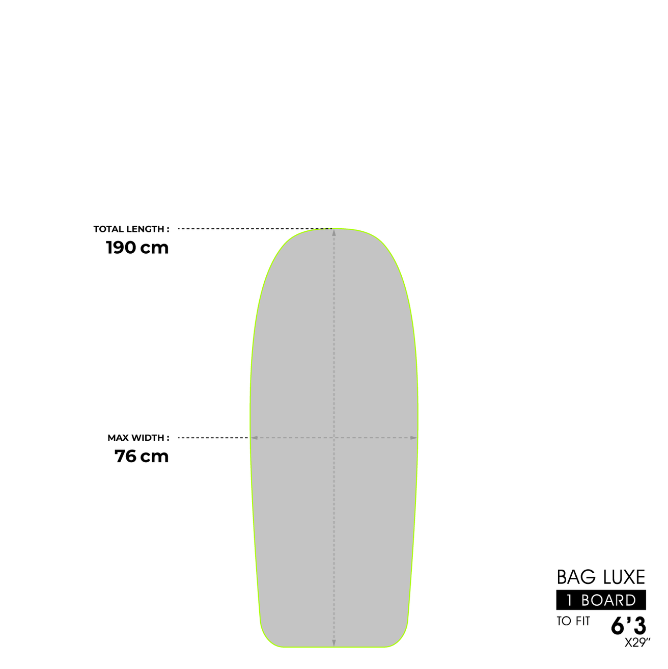 GONG | Foil Board Luxe Bag