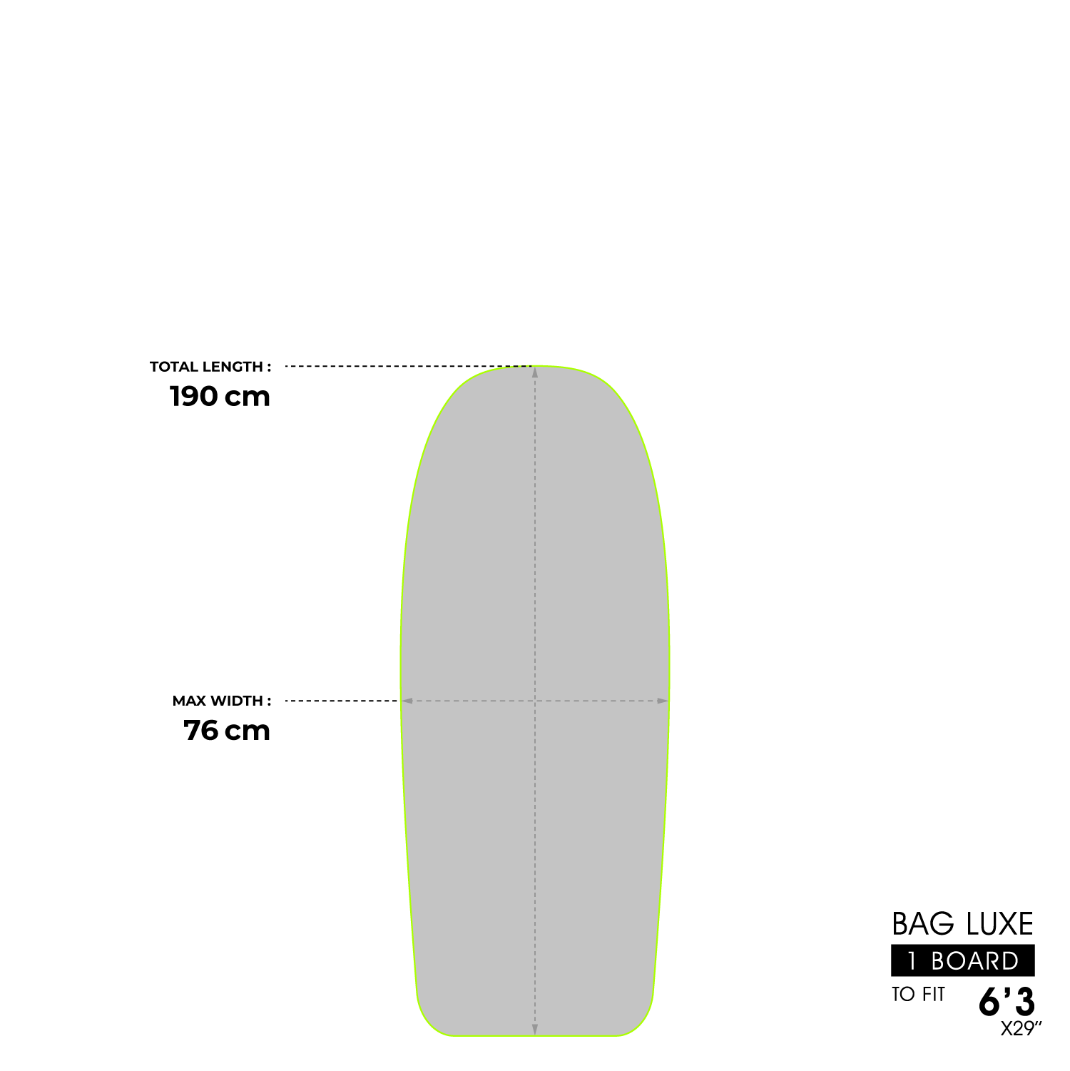 GONG | Foil Board Luxe Bag