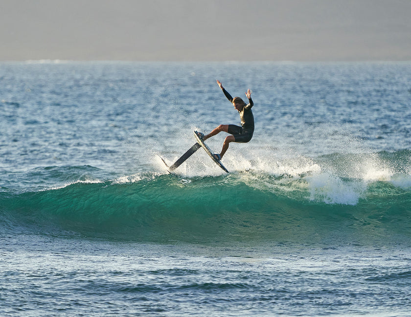 Off the lip (en surf foil)